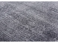 Alfombra de viscosa tejida a mano 190x290 cm Antracita Shine