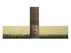 Alfombra de viscosa tejida a mano 140x200 cm musgo Shine