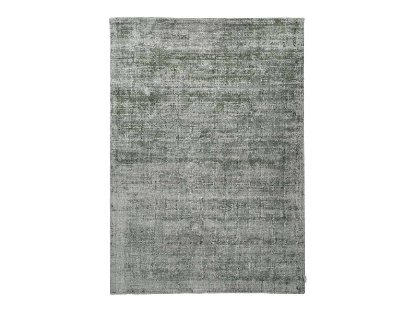 Alfombra de viscosa tejida a mano 160x230 cm Verde Shine