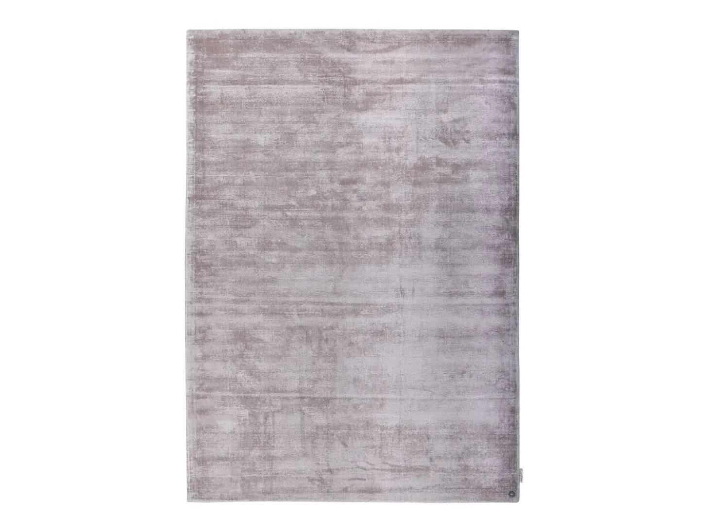 Alfombra de viscosa tejida a mano 65x135 cm Marrón claro Shine