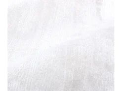 Alfombra de viscosa tejida a mano 65x135 cm Blanco Shine