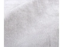 Alfombra de viscosa tejida a mano 250x300 cm plata Shine