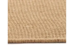 Alfombra de yute con reverso de latex 140x200 cm natural
