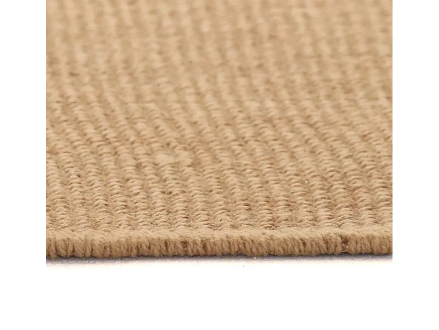 Alfombra de yute con reverso de latex 140x200 cm natural