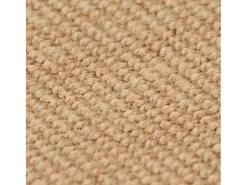 Alfombra de yute con reverso de látex 80x160 cm Natural