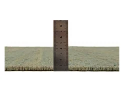 Alfombra de yute hecha a mano 70x140 cm Turquesa Forest