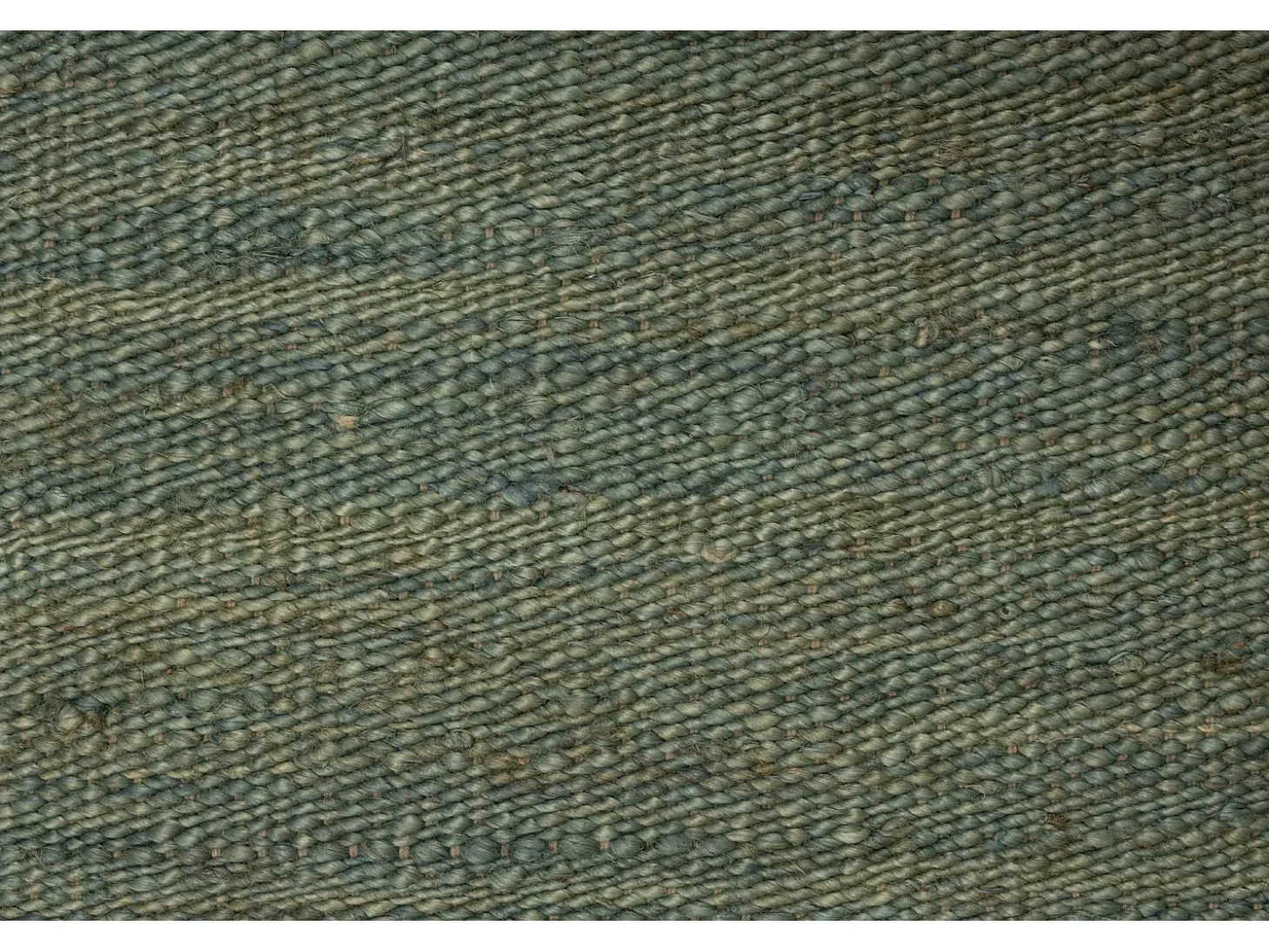 Alfombra de yute hecha a mano 70x140 cm Turquesa Forest
