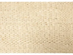 Alfombra de yute hecha a mano 70x140 cm Crema Forest