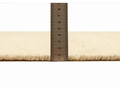 Alfombra de yute hecha a mano 70x140 cm Crema Forest
