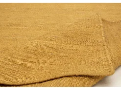 Alfombra de yute hecha a mano 130x190 cm Oro Forest