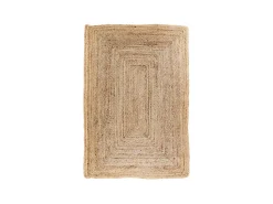 Alfombra de yute natural 65 x 135 cm