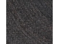 Alfombra de yute tejida a mano 90 cm gris oscuro