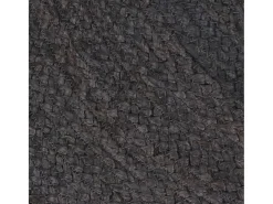 Alfombra de yute tejida a mano redonda gris oscuro 210 cm
