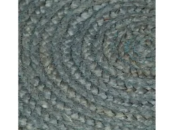 Alfombra de yute tejida a mano 150 cm verde oliva