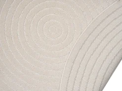 Alfombra diseño moderno Boho - Crema - 160 cm Redondo - SANTO PLUS