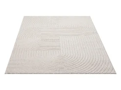 Alfombra diseño moderno Boho - Crema - 120 x 160 cm - SANTO PLUS