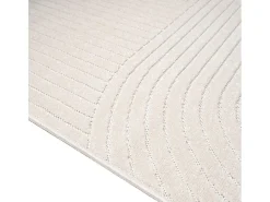 Alfombra diseño moderno Boho - Crema - 160 x 220 cm - SANTO PLUS