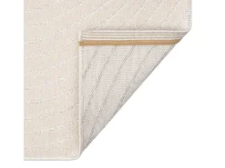 Alfombra diseño moderno Boho - Crema - 80 x 150 cm - SANTO PLUS