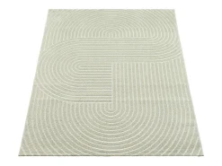 Alfombra diseño moderno Boho - Verde - 80 x 250 cm - SANTO PLUS