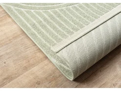 Alfombra diseño moderno Boho - Verde - 80 x 250 cm - SANTO PLUS