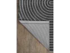 Alfombra diseño moderno Boho - Antracita - 140 x 200 cm - SANTO PLUS
