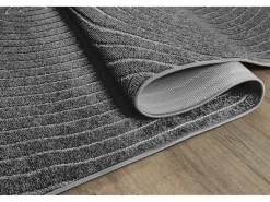Alfombra diseño moderno Boho - Antracita - 160 x 220 cm - SANTO PLUS