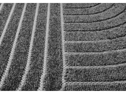 Alfombra diseño moderno Boho - Antracita - 160 x 220 cm - SANTO PLUS