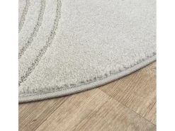 Alfombra Elisa Diseño Geométrico, Gris, 240 x 340 cm