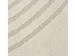 Alfombra Elisa Diseño Geométrico, Crema, 160 x 220 cm