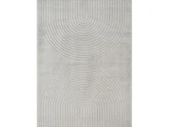 Alfombra Elisa Diseño Geométrico, Gris, 160 x 220 cm