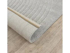 Alfombra Elisa Diseño Geométrico, Gris, 160 x 220 cm