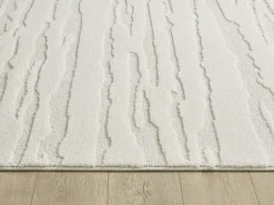 Alfombra Everest diseño moderno - Crema - 160 x 230 cm