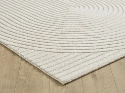 Alfombra Everest Modern 3D alto-bajo - Crema - 240 x 340 cm