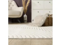 Alfombra Everest Modern 3D alto-bajo - Crema - 240 x 340 cm