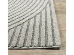 Alfombra Everest Modern 3D alto-bajo - Gris - 140 x 200 cm
