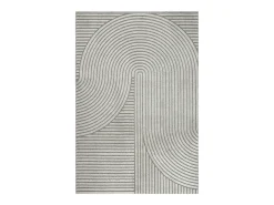 Alfombra Everest Modern 3D alto-bajo - Gris - 140 x 200 cm
