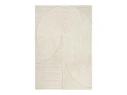 Alfombra Everest Modern 3D alto-bajo - Beige - 80 x 150 cm