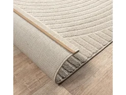 Alfombra Everest Modern 3D alto-bajo - Beige - 140 x 200 cm