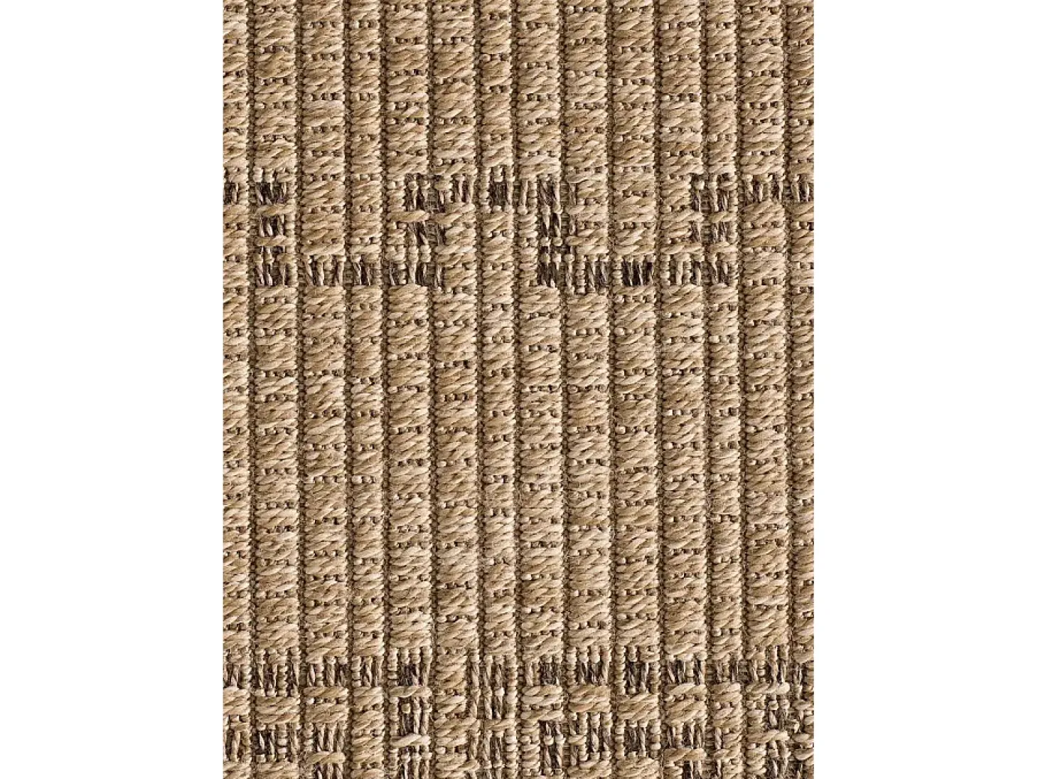 Alfombra exterior - clásico efecto yute - natural - 80 x 150 cm - ACRA