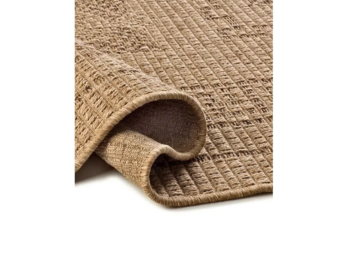 Alfombra exterior - clásico efecto yute - natural - 80 x 150 cm - ACRA
