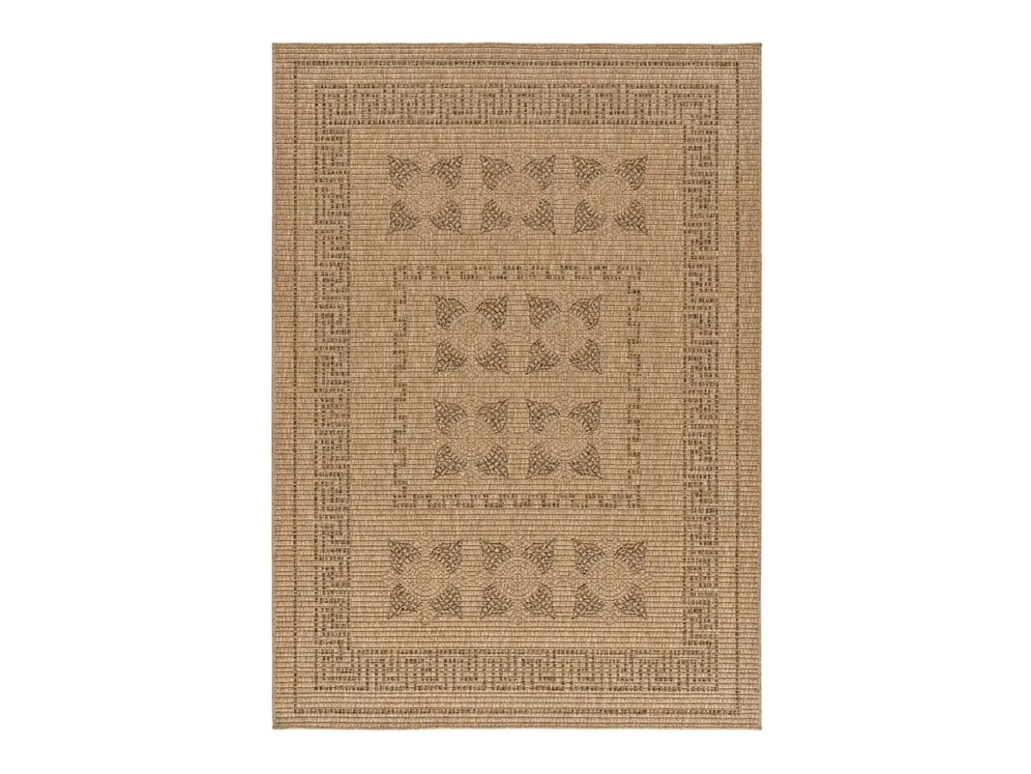 Alfombra exterior - clásico efecto yute - natural - 80 x 150 cm - ACRA