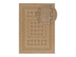 Alfombra exterior - clásico efecto yute - natural - 200 x 290 cm - ACRA