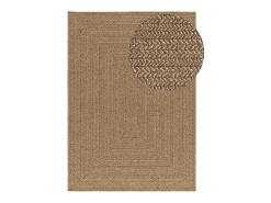 Alfombra exterior - efecto yute - natural - 200 x 290 cm - ACRA