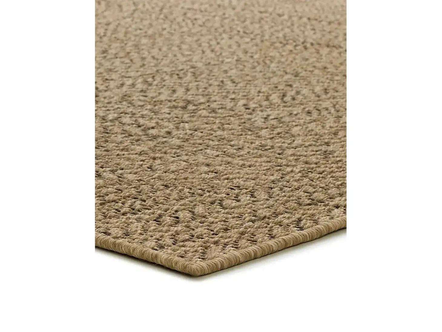 Alfombra exterior - geométrico efecto yute - natural - 160 x 230 cm - ACRA