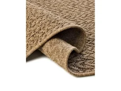 Alfombra exterior - geométrico efecto yute - natural - 200 x 290 cm - ACRA