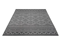 Alfombra Exterior Interior diseño moderno - Antracita - 160 x 220 cm - CALGARY