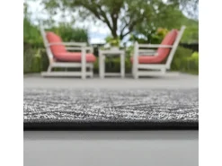 Alfombra Exterior Interior diseño moderno - Antracita - 80 x 150 cm - CALGARY