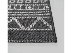 Alfombra Exterior Interior diseño moderno - Antracita - 140 x 200 cm - CALGARY