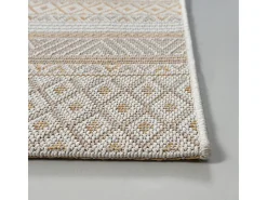 Alfombra Exterior Interior diseño moderno - Beige Amarillo - 240 x 340 cm - CALGARY