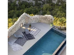 Alfombra exterior Paomia Perla 120 x 170 cm